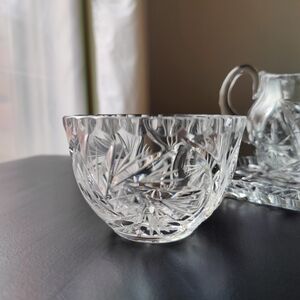 Vintage | Pinwheel | Crystal Sugar Bowl